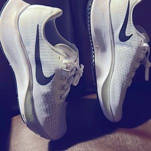 Nike Mens Air Zoom Pegasus 37 TB CJ0677-100 White Black Running Shoes